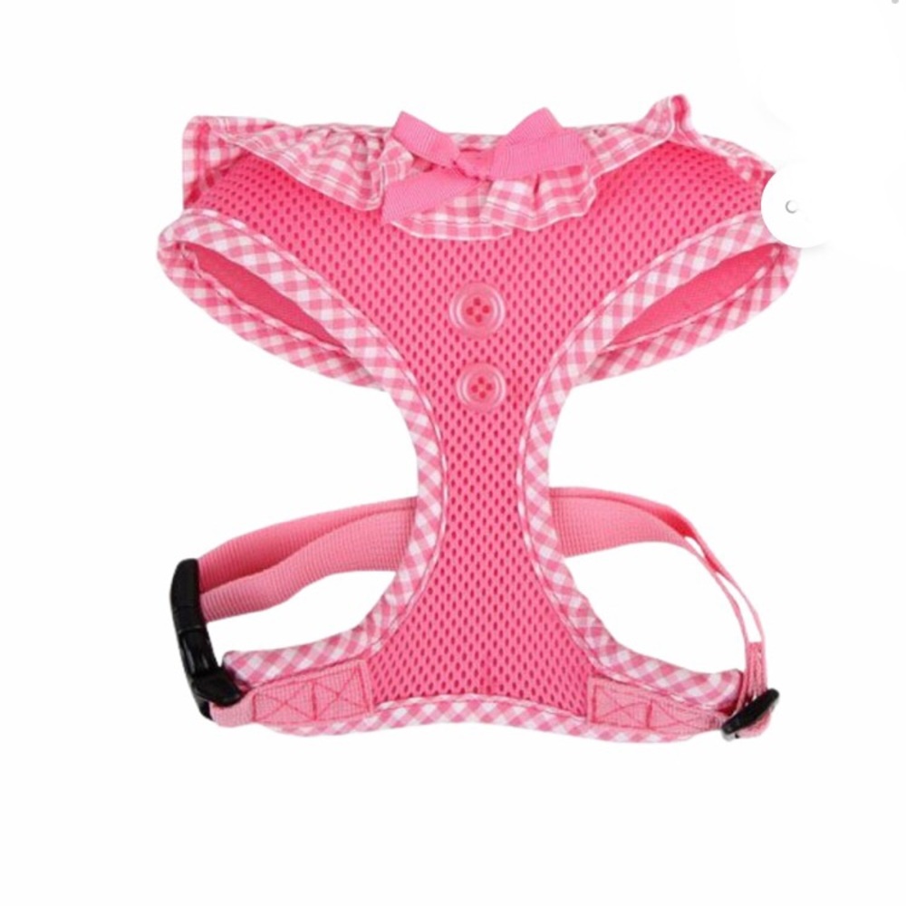 NWT Pupteck Small Pink Ruffled Dog Harness